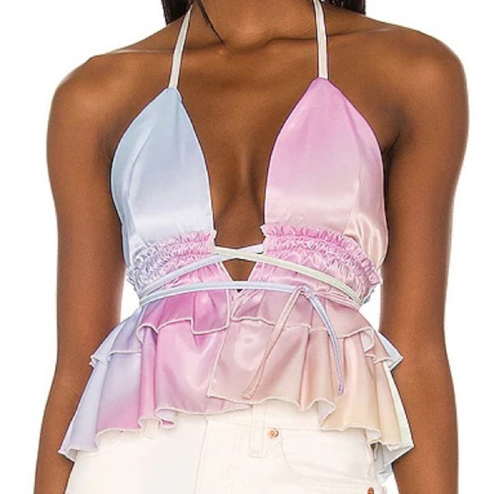 Revolve OW Collection Rainbow Top